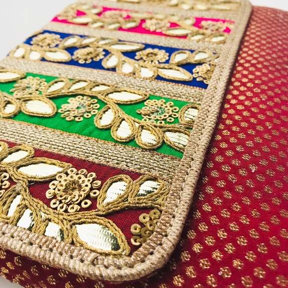 Bollywood Envelope Clutch Handmade - Picture 2 of 8